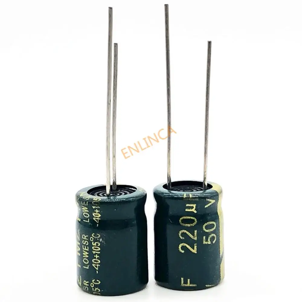 50 220 uf 8*12 mm высокочастотный низкоомный aluminijski elektrolitski kondenzator 220 50 μf 20% Slika 0