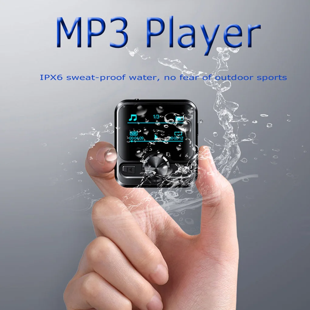 M9 Mini Bluetooth 4,2 Sportski Player HI FI MP3 Music Player Snimanje Zvuka IPX6 FM Radio Repeater 1,2 inčni Digitalni Prikaz Walkman Slika 2