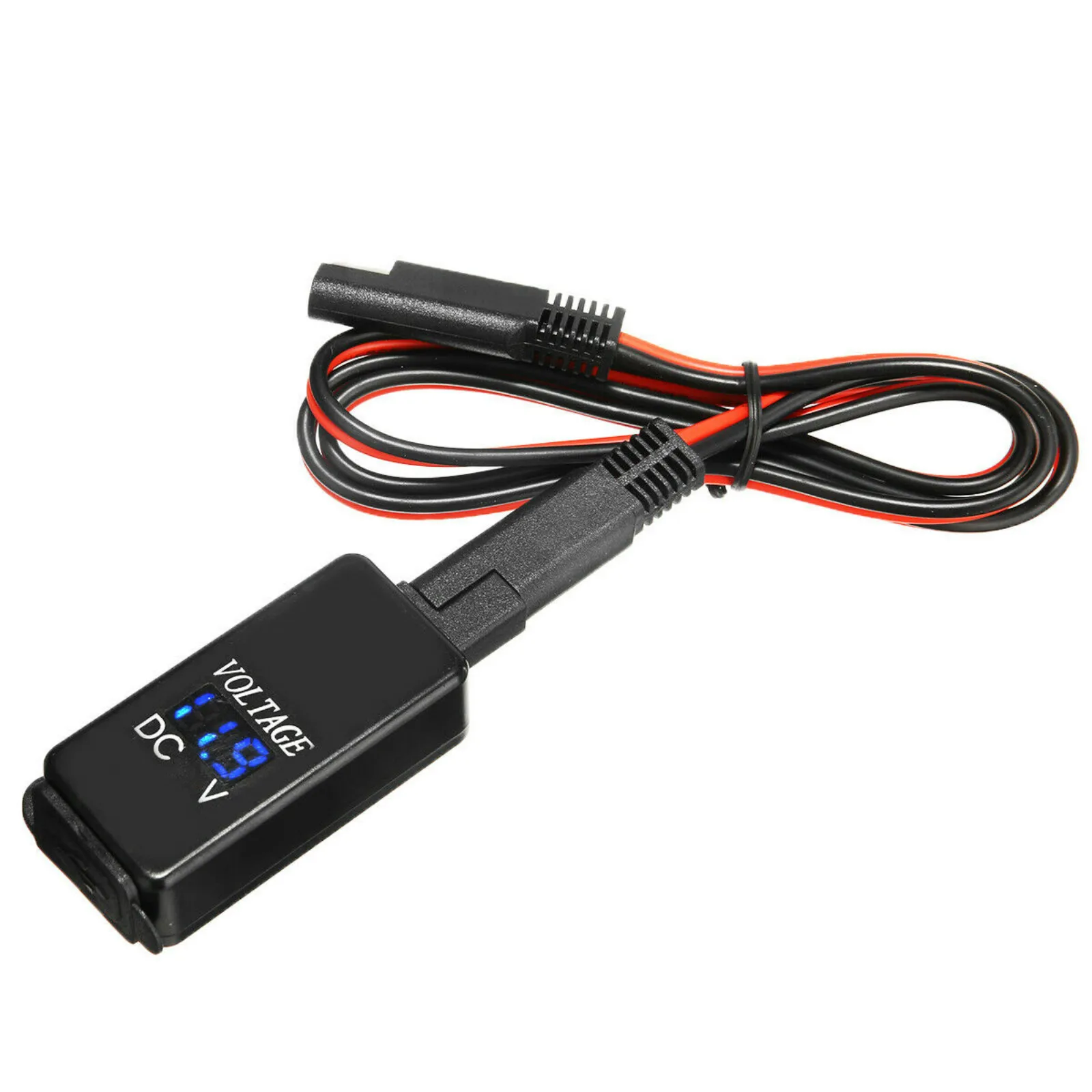 Motor SAE USB Adapter Kabel Voltmetar USB Punjač Vodootporan Brzo Punjenje Telefona GPS Ploteri Pribor Za Motocikle Slika 2