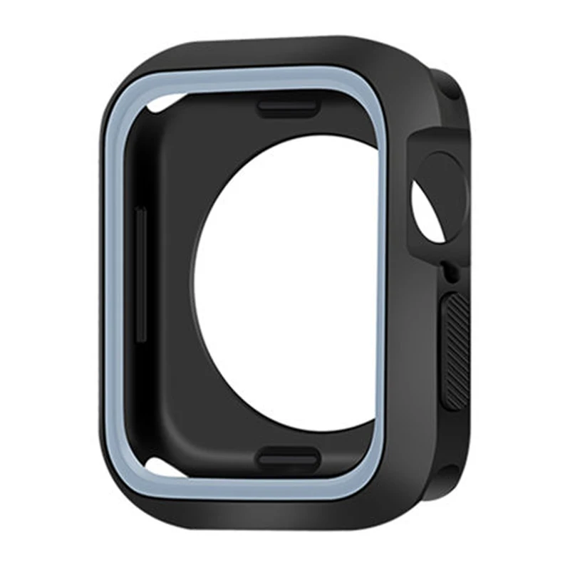 Silikonska Torbica za Apple Watch 8 7 6 SE 5 4 3 Zaštitni Poklopac Branika dodatna Oprema za Kućišta iWatch 42 mm 41 mm 38 mm 45 mm 44 mm 40 mm Torbica Slika 4