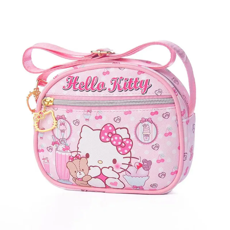 Slatka torba Sanrio Hello Kitty, Кавайная Crtić Torba Cinnamoroll Kuromi Melody, Torba Na jedno Rame Za Djevojčice, Spušta Torbu Na rame, Pokloni Slika 4